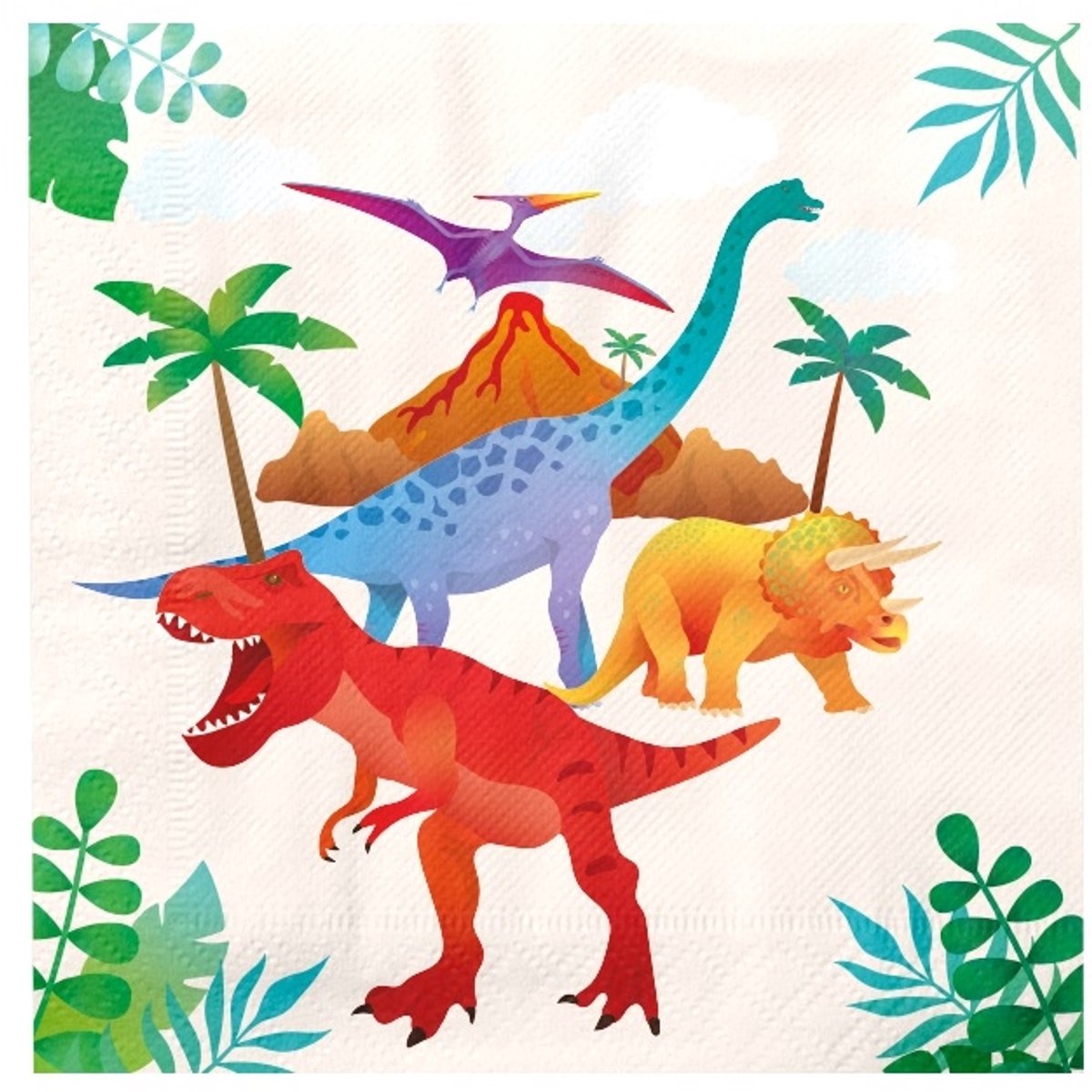 Napkins Dino | 6 stuks
